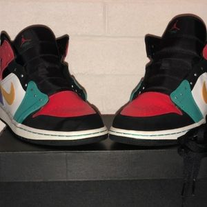 Jordan 1 mid multicolor